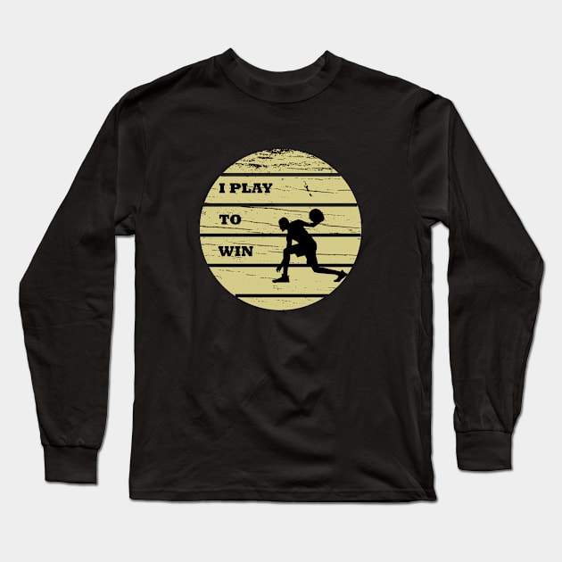 basketball vintage player Long Sleeve T-Shirt by omitay